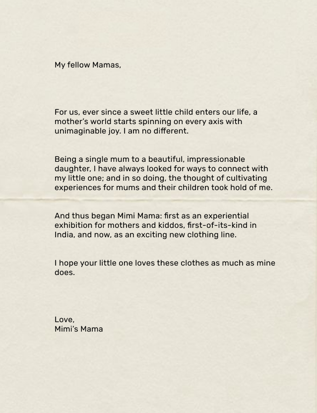 A handwritten letter